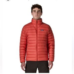 Patagonia Down Sweater Jacket -
Men's - Clothing Coral Red Size:M